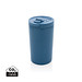 XD COLLECTION Doppelwandiger Vakuum-Becher aus RCS recyceltem SS, blau
