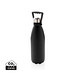 XD COLLECTION Große Vakuumflasche aus RCS recyceltem Stainless-Steel 1,5L, schwarz