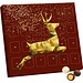 XS Adventskalender Brandt Knusperkugeln Black & White, Rentier, Gold