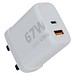 Xtorm XEC067G GaN² Ultra 67 W Wandladegerät mit UK-Stecker, weiss
