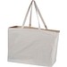 XXL Einkaufstasche mit Bodenfalte, beige