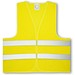 YELLOWSTONE. Reflektorweste aus 100% Polyester, Gelb