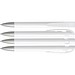 uma® Kugelschreiber YES SI inkl. Metallspitze, weiss