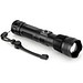 YVIAN. Recycled aluminium rechargeable torch (100% rAL) 10 W, Schwarz