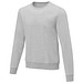 Zenon Herrenpullover mit Rundhalsausschnitt, heather grau, XS