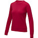 Zenon Sweater mit Rundhalsausschnitt für Damen, rot, 4XL