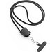 ZEWAIL. Lanyard mit Smartphone-Halterung, USB-C-Kabel und verschiedenen Adaptern aus recyceltem ABS und recyceltem TPE, Schwarz