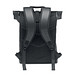 15 Zoll Rolltop-Rucksack PU BAI ROLL, Schwarz