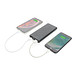 18W PD Powerbank mit 10.000 mAh aus Aluminium, schwarz
