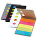 Haftnotiz-Set Neon, schwarz