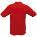 FRUIT OF THE LOOM® Unisex Poloshirt Pique, rot, L