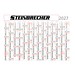 Clever-Plan-Wandplaner 2027, abwaschbar, ohne Druck