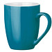 Tasse Gloria, 370 ml, türkis/weiß