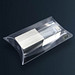 USB-Stick 3D inkl. Gravur, 8 GB, transparent/silber