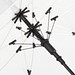 FARE® Automatik-Stockschirm Pure, transparent/weiß
