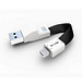 Ladekabel 2in1 ZWEINS® PLUS, weiß/schwarz