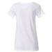 JAMES & NICHOLSON Damen T-Shirt Basic aus Bio-Baumwolle, weiß, L