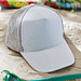 5-Panel-Cap Trend, Weiß/Grau