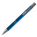Metall-Kugelschreiber Vermont, blaue Mine, stahlblau-metallic
