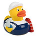 Schnabels® Bade-Ente Maurer, gelb/blau