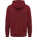 Iqoniq Abisko Zip-Kapuzenpullover aus recycelter Baumwolle, burgunderrot, XXS