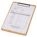 A4 Klemmbrett aus Bambus , beige