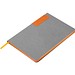 A5 Notizbuch mit farbigem Schnitt EVAN, orange