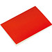 A5 Notizbuch mit karierten Blättern, rot