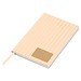 A5 Notizbuch mit Softcover, beige