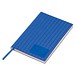 A5 Notizbuch mit Softcover, blau
