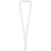 Addie Sublimation Lanyard mit Sicherheitsverschluss, weiss, 20mm