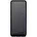 Adhil 10 W 10.000 mAh Powerbank aus recyceltem Kunststoff mit 2 integrierten Kabeln, schwarz