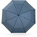AIDEN. Regenschirm 21", aus recyceltem Polyester (100% rPET) Pongee 190T, in 3 Teile faltbar, Blau