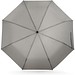AIDEN. Regenschirm 21", aus recyceltem Polyester (100% rPET) Pongee 190T, in 3 Teile faltbar, Hellgrau
