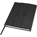 Alejandra A5 Hardcover Notizbuch aus recyceltem Leder, schwarz