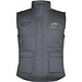 Almanzor Vielseitige Thermo Arbeitsweste mit hohem Kragen, blei, L