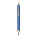 Aluminium-Kugelschreiber BAMBOO PUSHER,blau