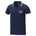 Amarago Polo mit abgesetztem Rand für Herren, navy, XL