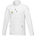 Amber GRS recycelte Fleecejacke für Herren, weiß, L