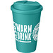 Americano® 350 ml Isolierbecher mit auslaufsicherem Schraubverschluss, aquablau