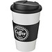 Americano® 350 ml Isolierbecher mit Schutzring & auslaufsicherem Schraubverschluss, weiß