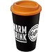 Americano® 350 ml Isolierbecher, schwarz/orange