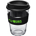 Americano Cortado Kaffeebecher mit Schutzring, 300 ml, schwarz
