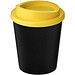 Americano® Espresso Eco 250 ml recycelter Isolierbecher, schwarz/gelb