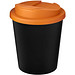 Americano® Espresso Eco 250 ml recycelter Isolierbecher mit auslaufsicherem Deckel, schwarz