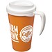 Americano Grande Isolierbecher, 350 ml, orange,weiss