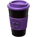Americano Isolierbecher mit Schutzring, 350 ml, schwarz,lila