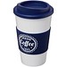 Americano Isolierbecher mit Schutzring, 350 ml, weiss,blau
