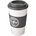 Americano Isolierbecher mit Schutzring, 350 ml, weiss,grau