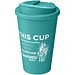 Americano® Renew 350 ml Isolierbecher mit auslaufsicherem Deckel, riffblau